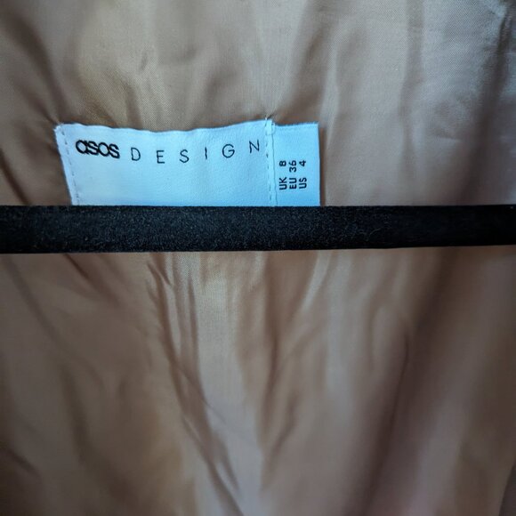 Crop Fleece Jacket with Stylish Purple Pocket - Picture 5 of 6